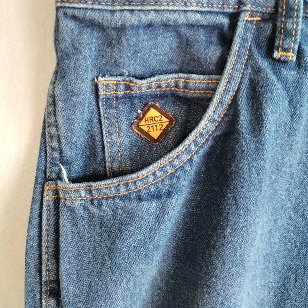 Wrangler FR Flame Resistant Men's Work Jeans 47MLW Regular Fit 40x30 HRC2 ATPV 2